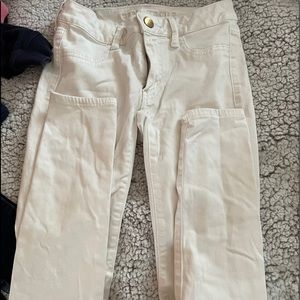 White American Eagle Jegging